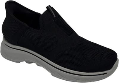 Elong500® - Heren Schoenen - Heren Sneakers - Instappers Heren - Lichtgewicht Heren Sneakers - Zwart - Maat 42