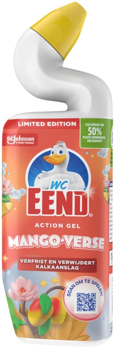 WC Eend Toiletreiniger Action Gel Mango Verse 750 ml