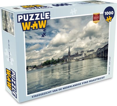 Puzzel Water - Maastricht - Wolken - Legpuzzel - Puzzel 1000 stukjes volwassenen