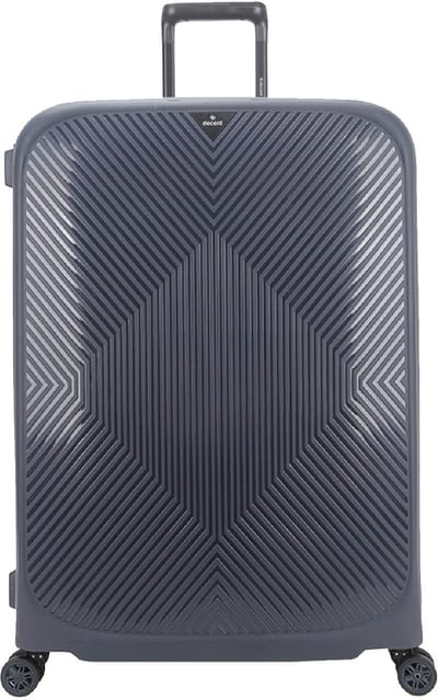 Decent Axiss-Fix Spinner TSA Reiskoffer vaste sluiting 110 liter – Grote maat koffer 78x54x33 – Reiskoffer met wielen - Lichtgewicht koffer – Reiskoffer groot - Veilig TSA Cijferslot – Donkerblauw