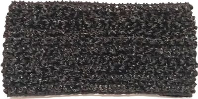 Rojafit Elastische Haarband "Brocante" Gehaakt - 7 cm. Breed - Zwart