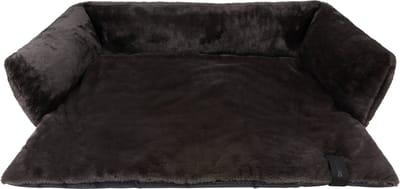 District 70 NUZZLE - Zachte Mand Voor Op De Bank - Small: 65 x 75 cm - Donker Grijs