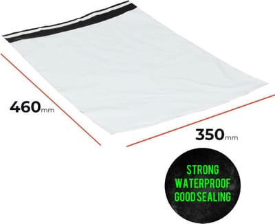 50 stuks Webshop Koerierszakken voor webshop - Verzendzakken - Coexzakken - waterbestendig -350x460mm - 50 micron