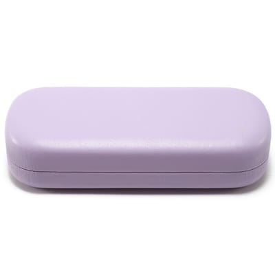 Brillendoos - Brillenhoes - Brillenetui - Kunstleer - Brillendoos Dames Heren - Eyeglass Case for Sunglasses and Eyeglasses - Draagbare bescherming - 16 x 6.4 x 3.6cm - Paars