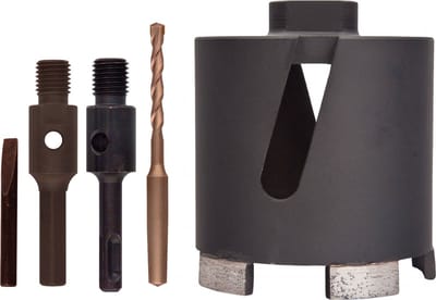 Perfectmate EPD0631 Dozenboor Diamant - 82 x 70mm - M16 - incl. adapters en centreerboor