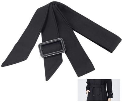 Dailygoody - Vrouwen Trenchcoat - Verstelbare Tailleband - Brede Gesp Riem - 171 cm - Polyester Riem - Geschikt voor Jurk en Pyjama - Windjack