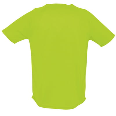SOLS Heren Sportief T-Shirt met korte mouwen Performance (Neon Groen)