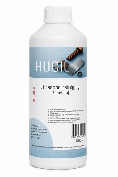 ultrasoon reiniger vloeistof 1 liter - ultrasonic cleaner - ultrasone reiniger - Kalk en Roest - Concentraat