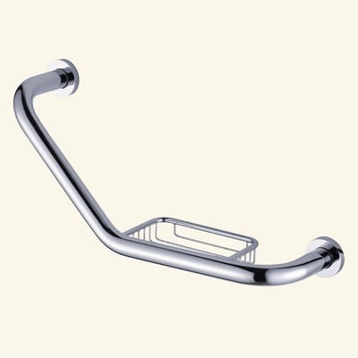 Badkamer Armsteun - Handgreep Douche - Veiligheid Thuis - Antislip Ontwerp - 420 mm - Chroom