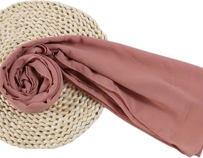 Bovista Hoofddoek - Hijab - Dames - Abaya - Sjaal - Islamitische Kleding - Moslim Kleding - Alhamdulillah - Donkerroze