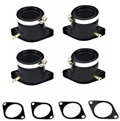 Store_8 - Carburateur Inlaatspruitstuk - 4x Onderdeel - Geschikt voor Ya-ma-ha XJ650 en XJ750 - Nieuw - Boot Accessoires - 1981-1983