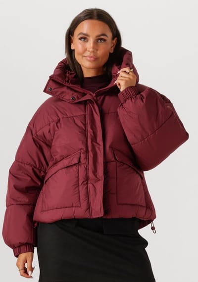 Notre-V Nv-gerty Jassen Dames - Winterjas - Bordeaux - Maat XXL