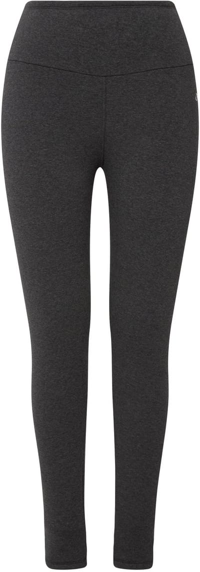 Laurasøn - Dames - Legging teddyvoering extra warm hoge taille - Antraciet melange - Maat L