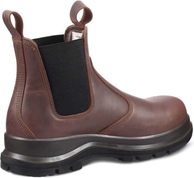 Carhartt Carter - Chelsea Boot - Volnerf Leer - Bruin - S3 Werkschoenen - maat 46