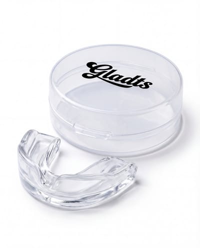 Gladts gebitsbeschermer - Transparant - Kinderen - Junior - Gebitsprotecties - Makkelijk te vormen - Tandenknarsen - Bitje Vechtsport - Gebitsbeschermer - Mouthgard - Anti Snurk - Knarsbitje - Gebitsbeschermer Vechtsport - Tandenknarsen bitje