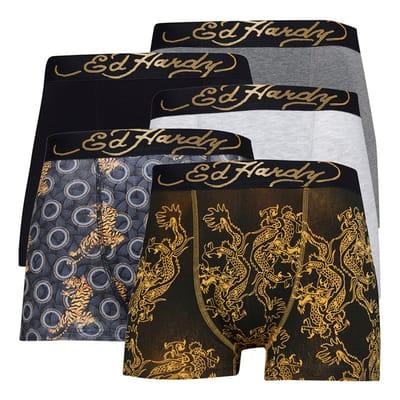 5-Pack Heren Katoenen Ademend Boxers Ondergoed - Carno Collectie