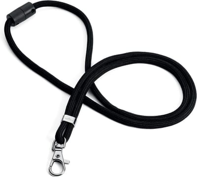 DURABLE Textielkoord gemaakt van gerecycled PET. Met karabijnhaak en veilige sluiting. Lengte: 46 cm