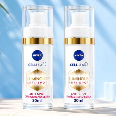 NIVEA - Gezichtsserum - CELLular LUMINOUS630 Tegen Vlekken - Tegen pigmentvlekken - Voor alle huidtypen - Met Hyaluron & Vitamine E - 30 ml - Voordeelverpakking - 2 stuks - Serum - NIVEA