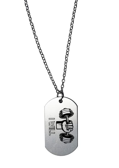Akyol - fitness ketting - Fitness - beste sporter die er is - gym - sport - doorzetter - discipline - leuk cadeau voor iemand die van fitness houdt