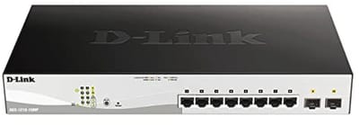 Gigabit Managed Switch 10 Poorten met PoE en SFP - Ideaal voor Kleine en Middelgrote Bedrijven