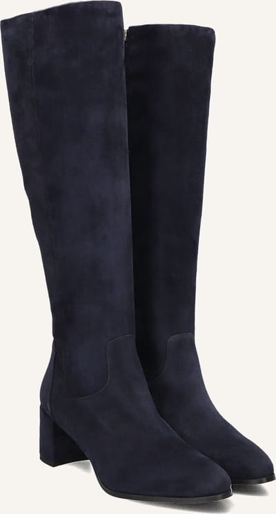 LINA LOCCHI 8591 Laarzen - Suède - Dames - Blauw - Maat 41