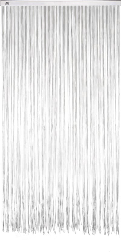 Livn Deurgordijn Vliegengordijn Lines Transparant / Grijs 100x230cm - Hoogte en breedte onbeperkt inkortbaar - Voor een maximale deuropening van 100 x 231,5 cm