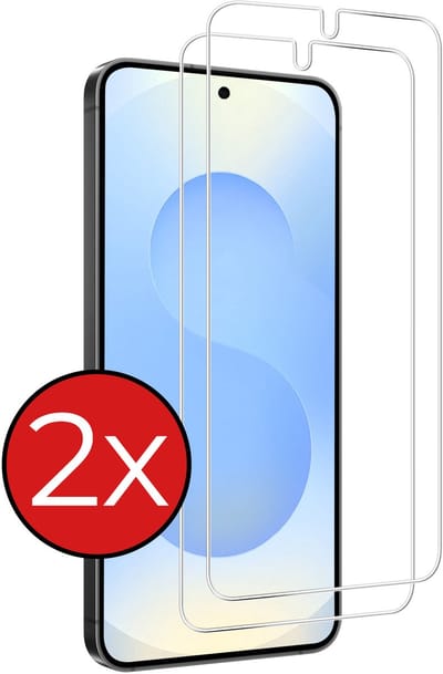 Screenprotector - 2 Stuks - Geschikt voor Samsung Galaxy S25 Edge - Extra Sterk - Beschermglas - Gehard Glas - Tempered Glass - Screen Protector
