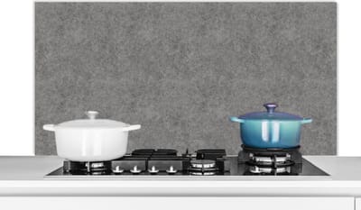 Spatscherm keuken 120x60 cm - Kookplaat achterwand Beton - Textuur - Patronen - Muurbeschermer - Spatwand fornuis - Hoogwaardig aluminium