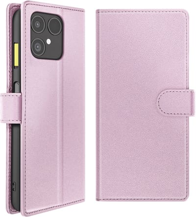 Mayaxess, Hoesje geschikt voor Fairphone 6 - 2-in-1 Wallet met Afneembare Case, Champagneroze