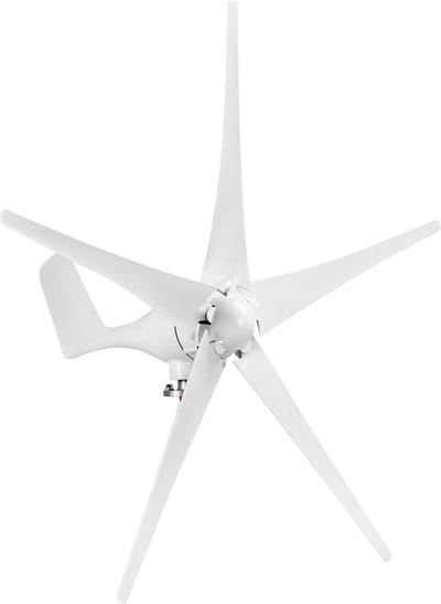 Windturbine Set - Windmolen Generator - Duurzame Energie - Lage Startwindsnelheid - 800W 24V - Wit
