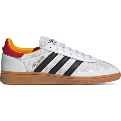 Adidas Handball Spezial Sneakers Heren - Wit - Maat 40 2/3 - Mesh/Synthetisch