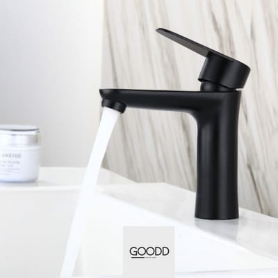 GOODD® Menton - Wastafelkraan - Mengkraan - Zwart - Rvs