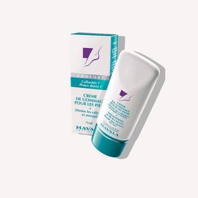 Mavala Voet Scrub Crème – Exfoliërende Voetenscrub Tegen Eelt En Dode Huidcellen - Verzacht Ruwe Huid En Maakt Voeten Glad En Zacht - Ideale Voorbereiding Voor Pedicure - Professionele Voetverzorging - 75 ml