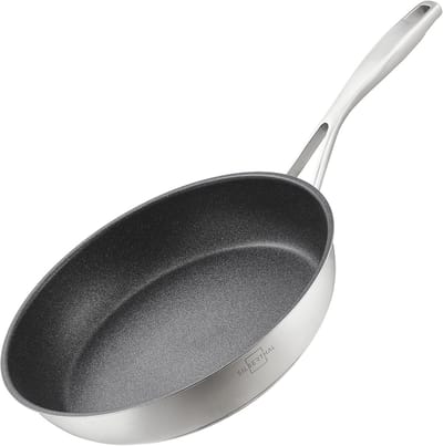 Inductiebraadpan 28 cm - RVS antiaanbakcoating - Geschikt voor oven en alle warmtebronnen