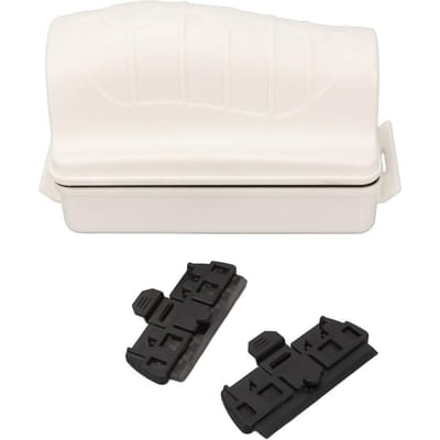 Aquarium Magnetische Borstel Dubbel Mes Sterk Magnetisch Zelf Drijvend Ergonomisch Vistank Magnetische Algen Schraper wit