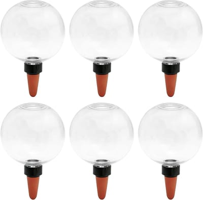 Irrigatie Ballen - Watergevers Planten - Planten Water Geven - Automatische Bevochtiging - 6 Stuks 500ml - Transparant