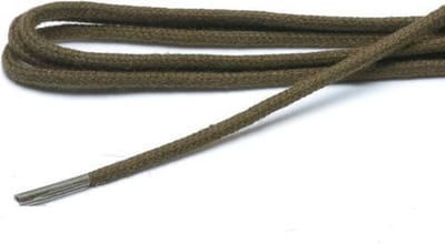 ARIESZZZ - Schoenveters - Legergroen - Rond 70 cm - 3 mm - 4-6 gaatjes