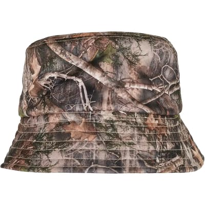 Urban Classics - Sherpa Real Tree Camo Reversible Bucket hat / Vissershoed - Bruin