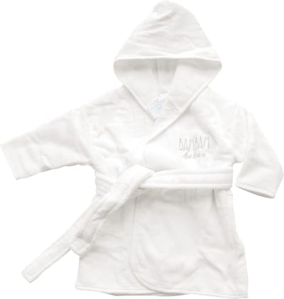 BAMBAM - Badjasje maat M (62/68) - Wit - Baby cadeau