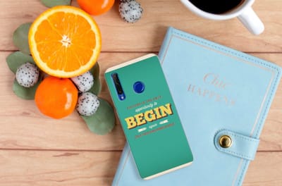 Honor 20 Lite Siliconen hoesje met naam Quote Begin