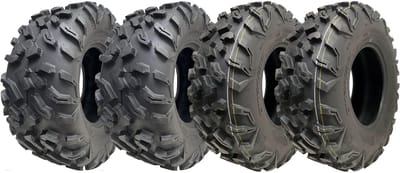 27x11.00-12 & 27x9.00-12 ATV-banden, 8-laags OBOR Cypress tubeless (set van 2 & 2)