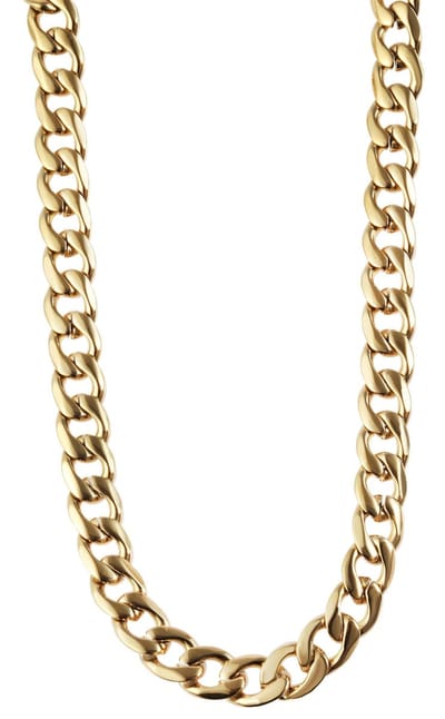 AKZENT Akzent Unisex ketting Kruis, goudkleurig, duurzaam
