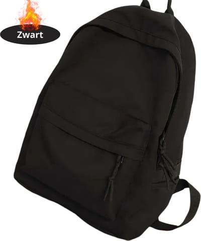 Livano Rugzak - Dames - Heren - Meisje - Jongens - Backpack - Schooltas - Laptoptas - Zwart