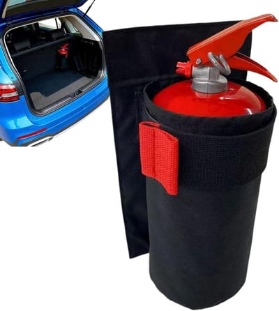 Autohouder Brandblusser - Veiligheidsorganisator Opbergtas - Veilige Opslag Voertuig - Snelle Extractie Ontwerp - 28 x 15 x 1 cm