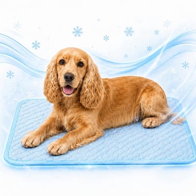 Namajunas - Koelmat voor honden en katten - Wasbaar - Antislip - XL 100*70cm - Blauw - Ijszijde-polyester - Niet-giftig - Geschikt voor verschillende situaties