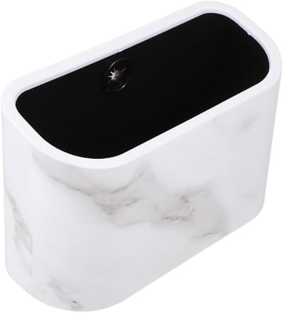 Mini Prullenbak - Bureau Afvalmand - Bureau Opruimen - Compact Ontwerp - 225 cm - Wit