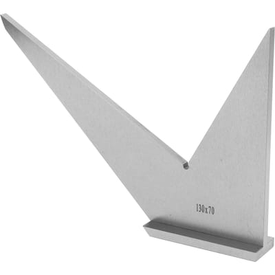 Hoekliniaal 30 45 90 120 Graden met Voet DIN 8752 Koolstofstaal Machinisten Ingenieur Meting