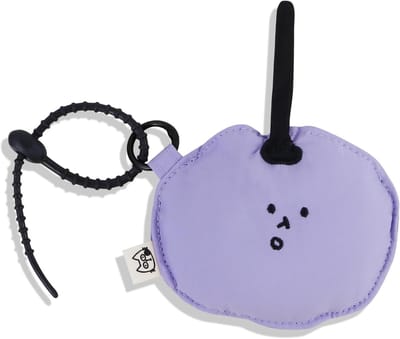 Mini Hooftelefoon Tas met Verstelbare Siliconen Kabel en Drukknop, Handige Portemonnee voor Vervoer, Winkelen en Reizen, Lila en Schattig