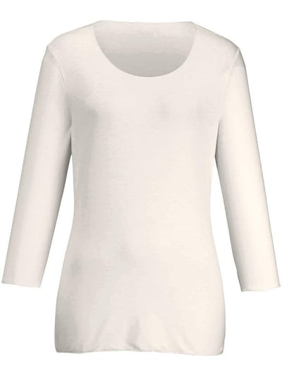 Shirt 3/4-­mouw­en Van Peter Hahn wit