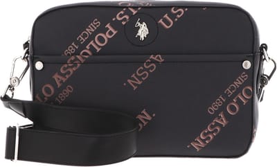 U.S. POLO ASSN. Schoudertas Green Country Crossbody Pocket Black Zwart